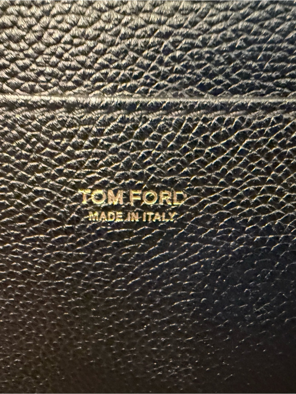 TOM FORD Grained Med Jennifer Crossbody Black Bag- amazing cond -100% auth - Picture 7 of 10